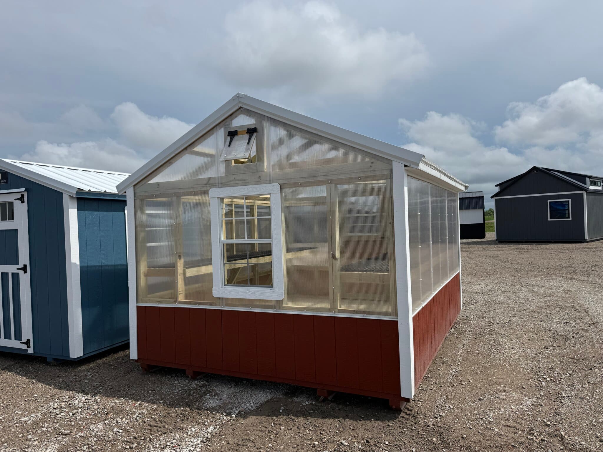 10x12 Green House - Hampton Nebraska Location | NE Sheds - Image 3