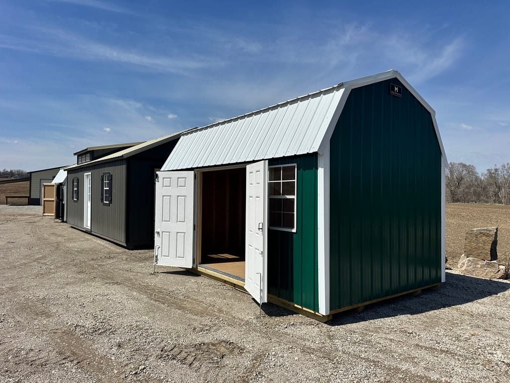 10x16 Lofted Garden Shed - Yutan Nebraska Location | NE Sheds - Image 3