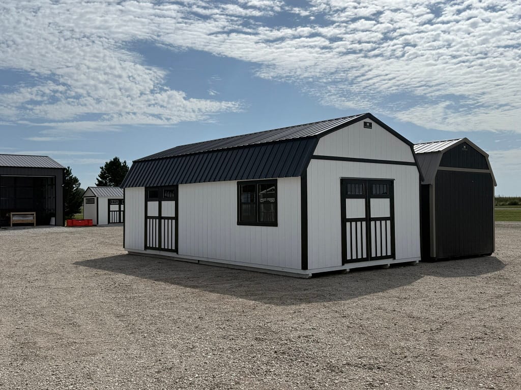 14x28 Lofted Garden Shed - Hampton, NE
