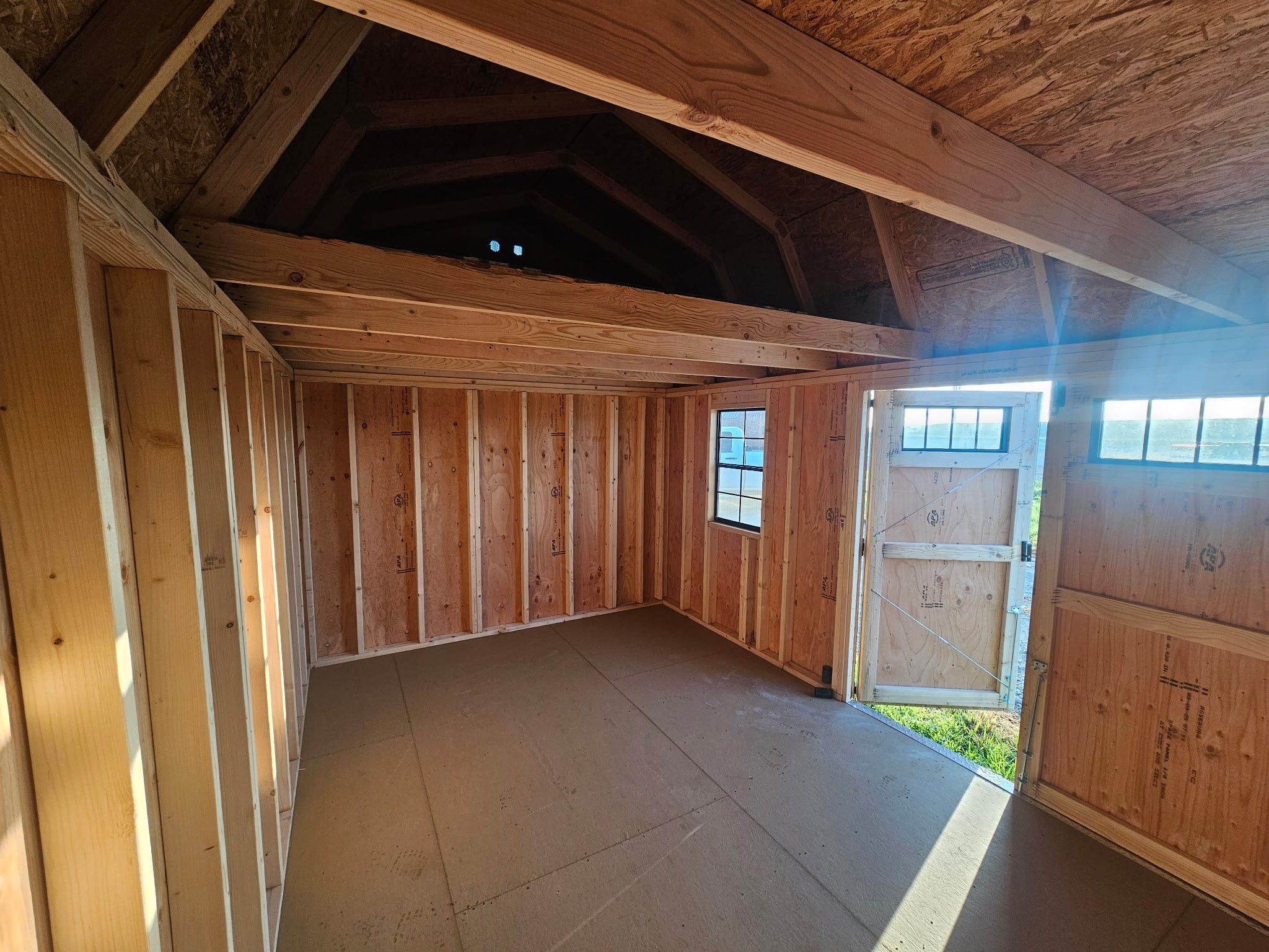 10x20 Lofted Garden Shed - Alda, NE - Image 3