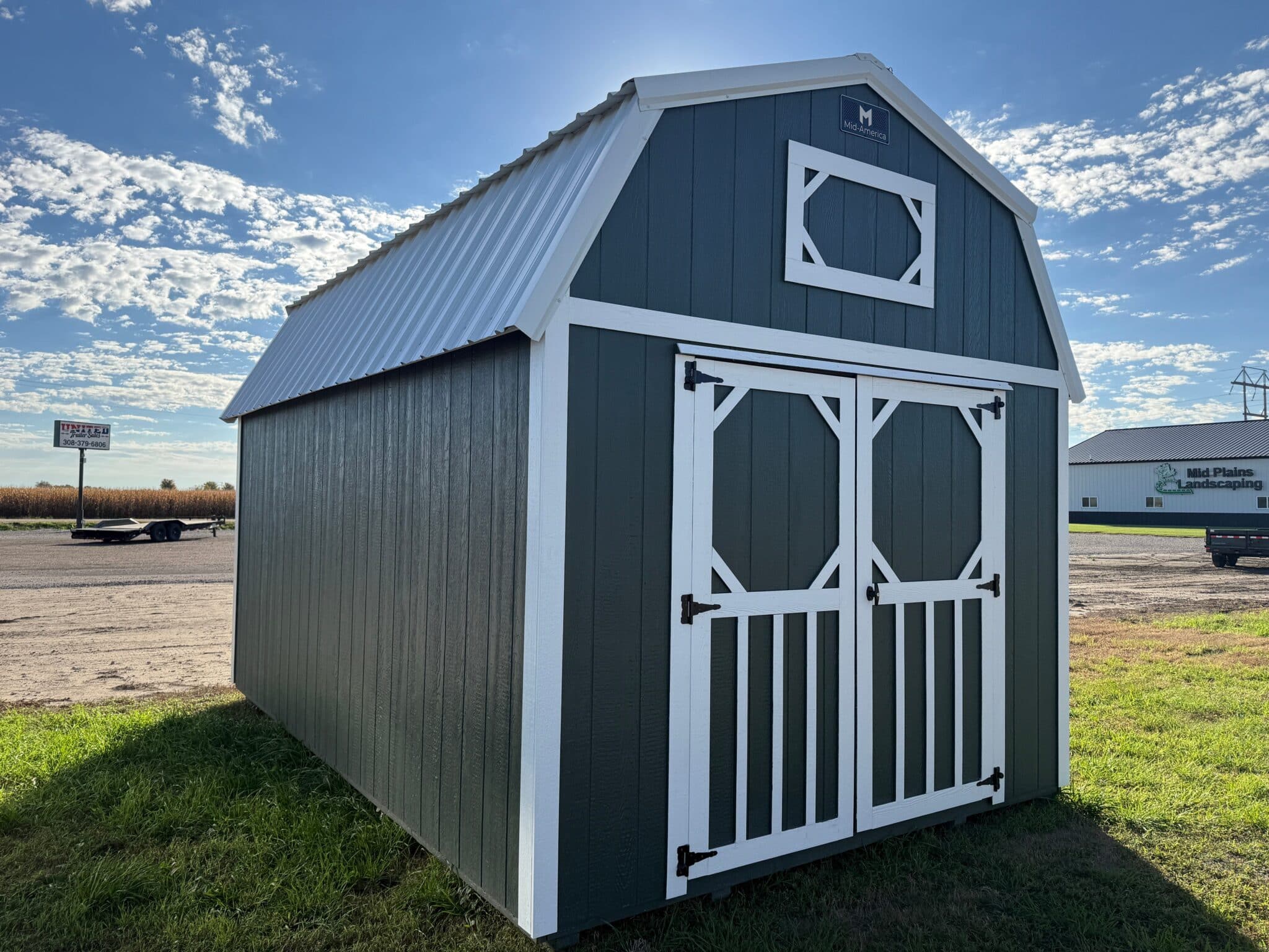 10x16 Lofted Barn - Alda, NE - Image 2