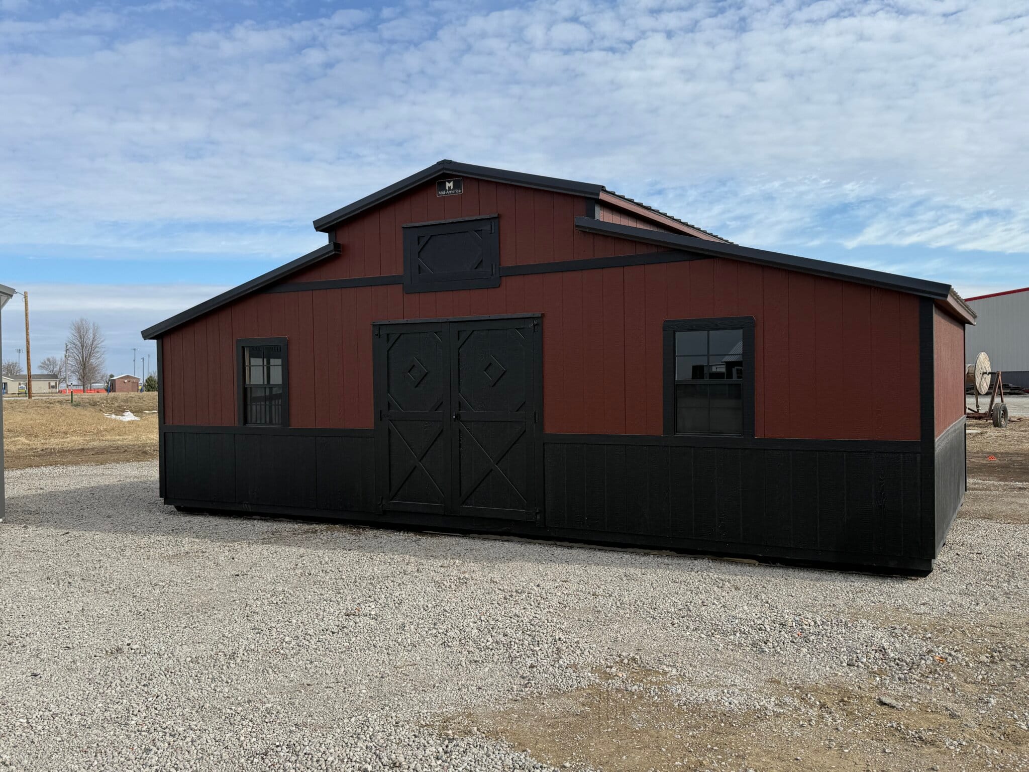 28x14 Country Barn - Hampton Nebraska Location | NE Sheds - Image 2
