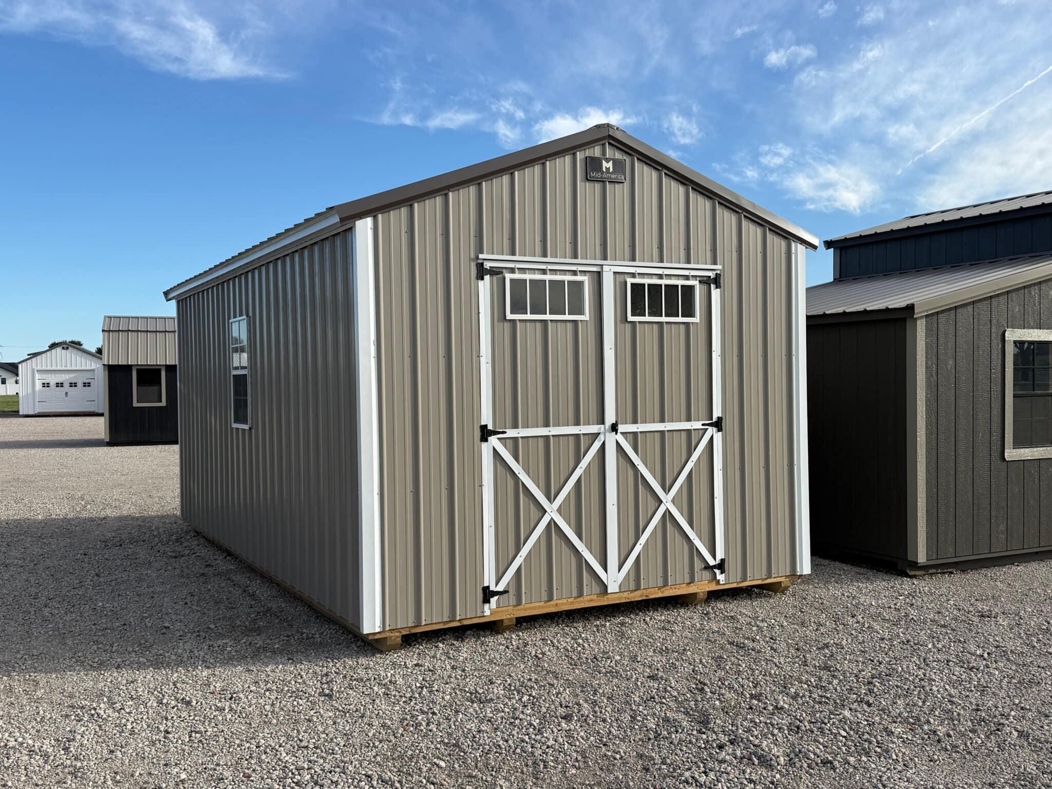 12x20 Lofted Utility Shed - Hampton, NE
