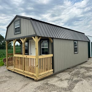 12x24 Lofted Cabin - Yutan, Nebraska Location | NE Sheds