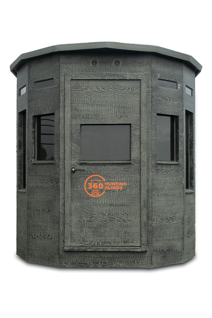 Product image showing the front of the 360 Pro hunting blind